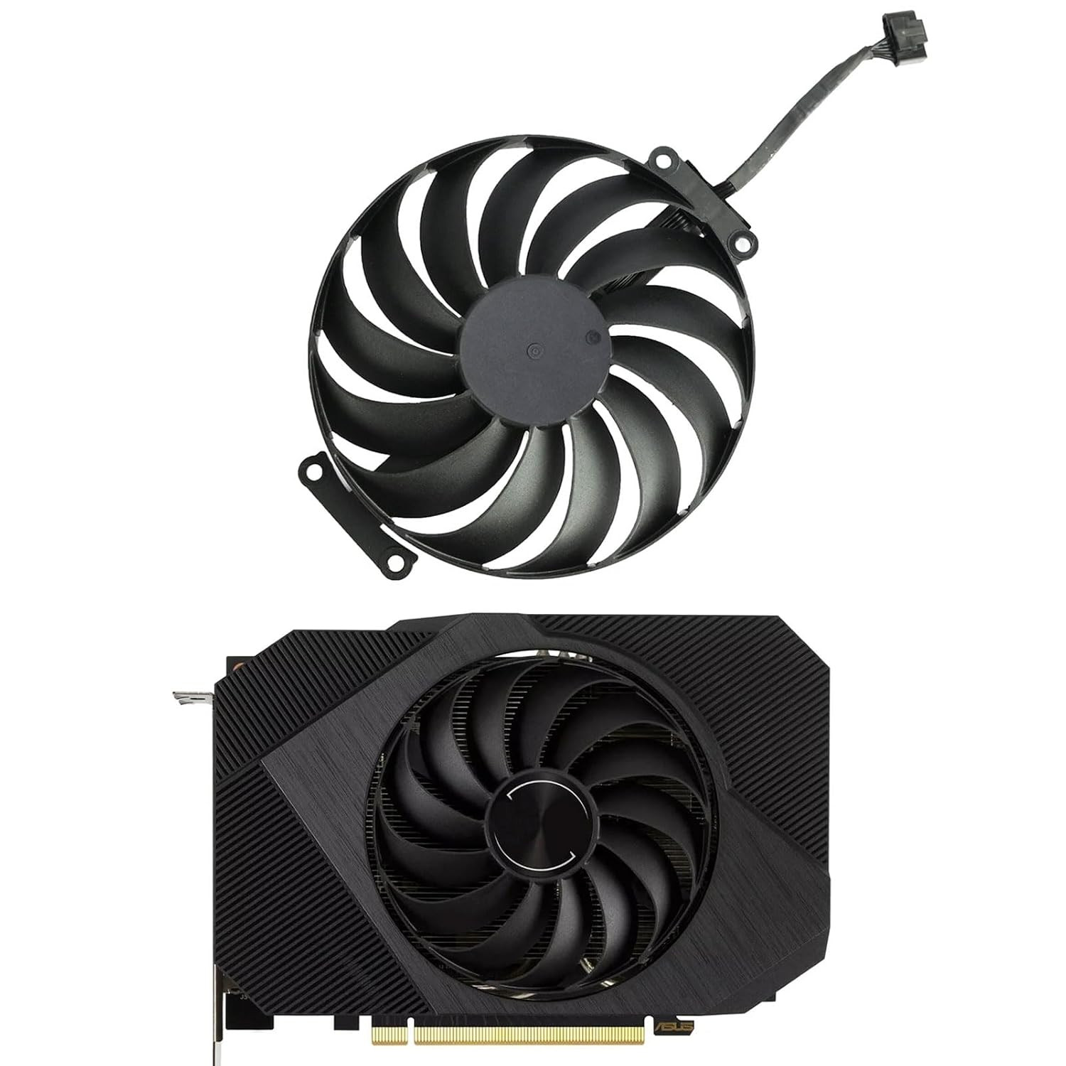 95MM 6PIN T129215SU CF1010U12D for RTX3050 RTX3060 Phoenix GPU Fans ITX for ASUS