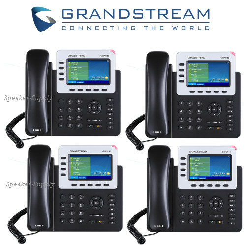 4 Grandstream GXP2140 Enterprise IP Phone 4 Line 4 SIP Conferencing Gigabit