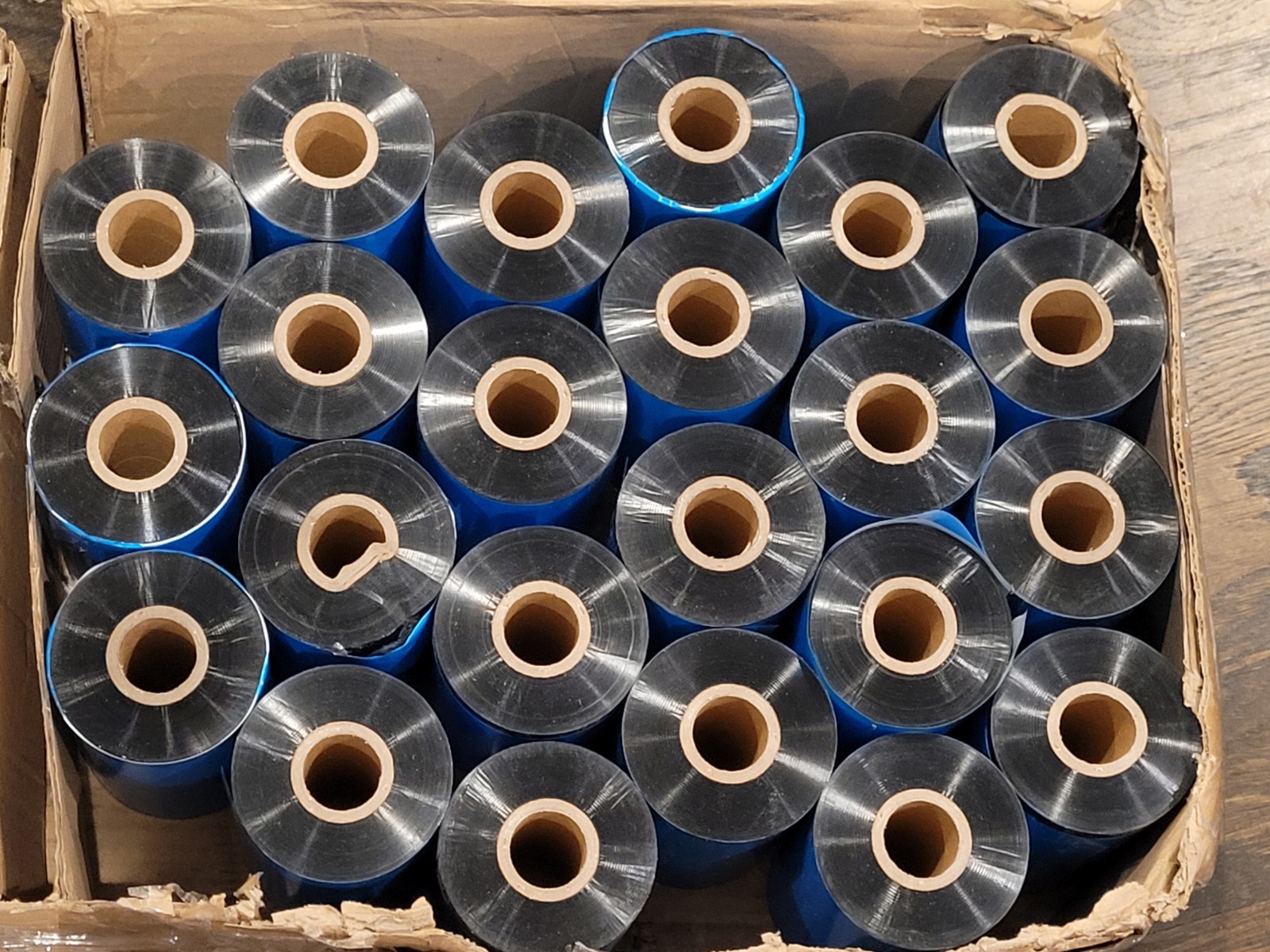 Unbranded Thermal Transfer Ribbons 24 Roll Lot 4.5"