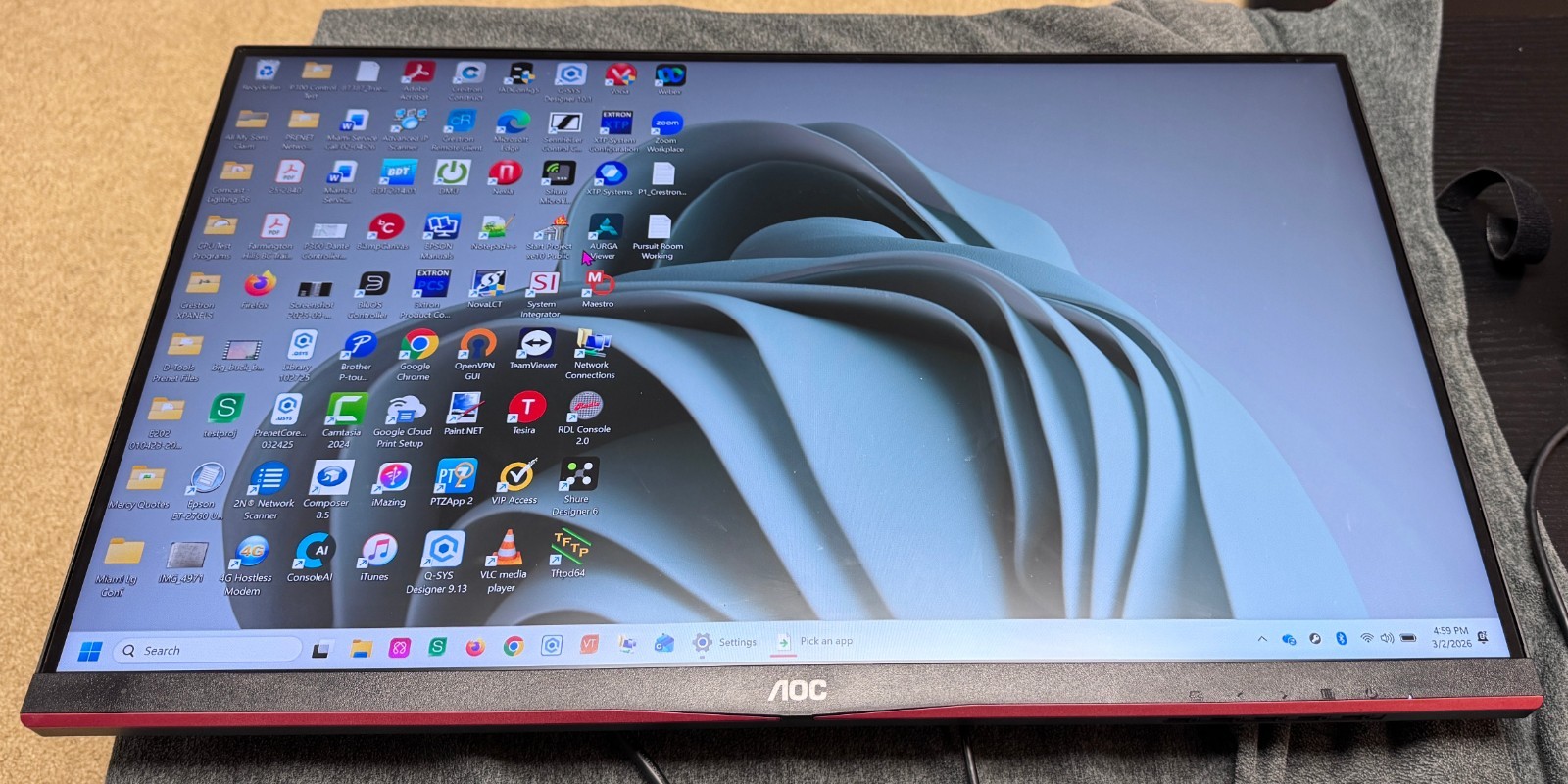 AOC Q27G2S 27" 2K QHD (2560 x 1440) 1440P 165Hz Gaming Monitor G-Sync Compatible