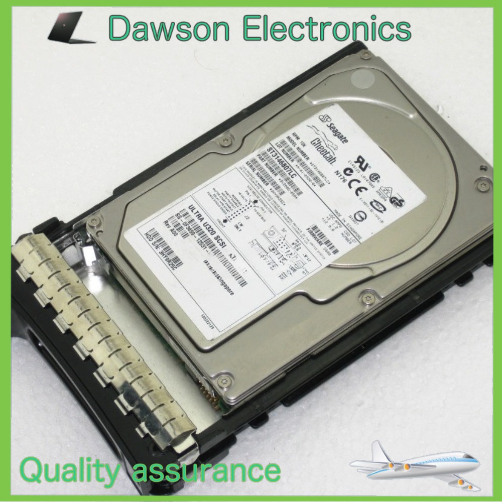 Dell 0F3659 ST3146807LC 0F3659 146GB 3.5" 10K ULTRA U320 SCSI SCA 80 Hard Drive