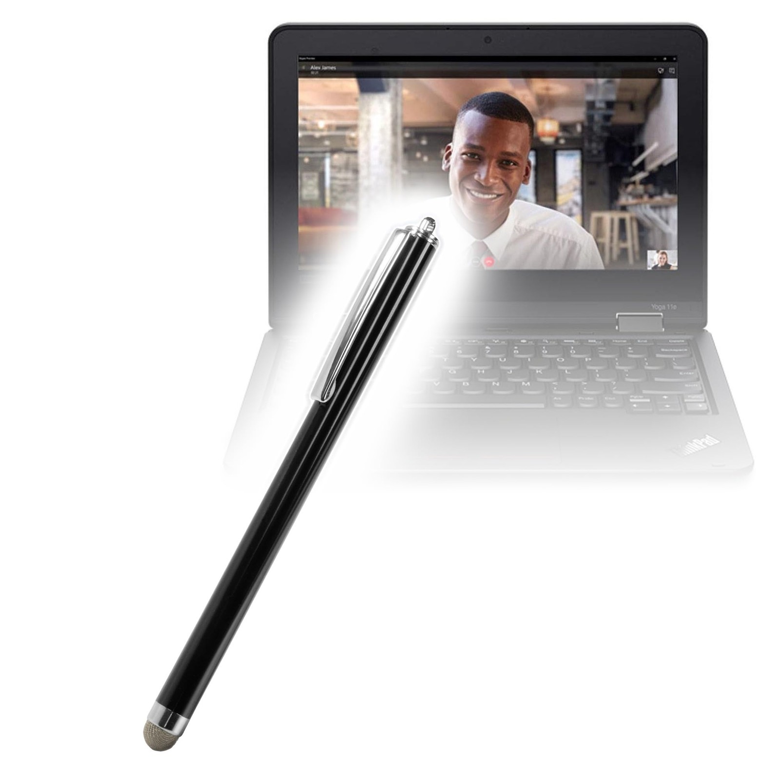 BoxWave Stylus Pen Compatible with EverTouch Capacitive Stylus, Jet Black 