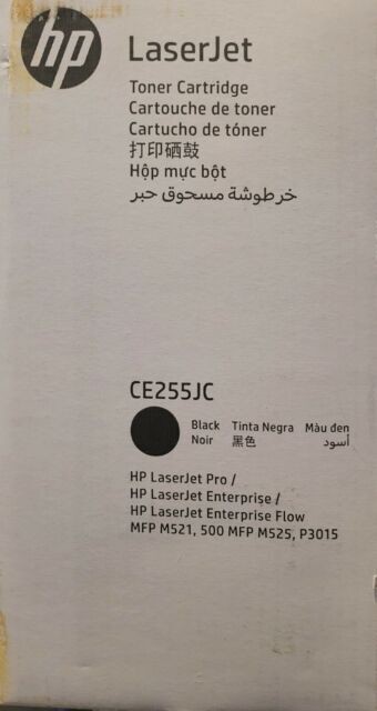 HP CE255JC Black LaserJet Toner Cartridge SEE PICTURES