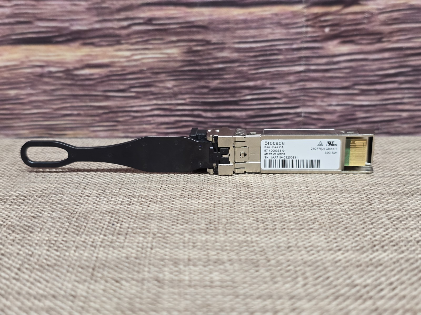 Brocade 57-1000333-01 32G Fibre Channel SFP+ Transceiver – Not Tested