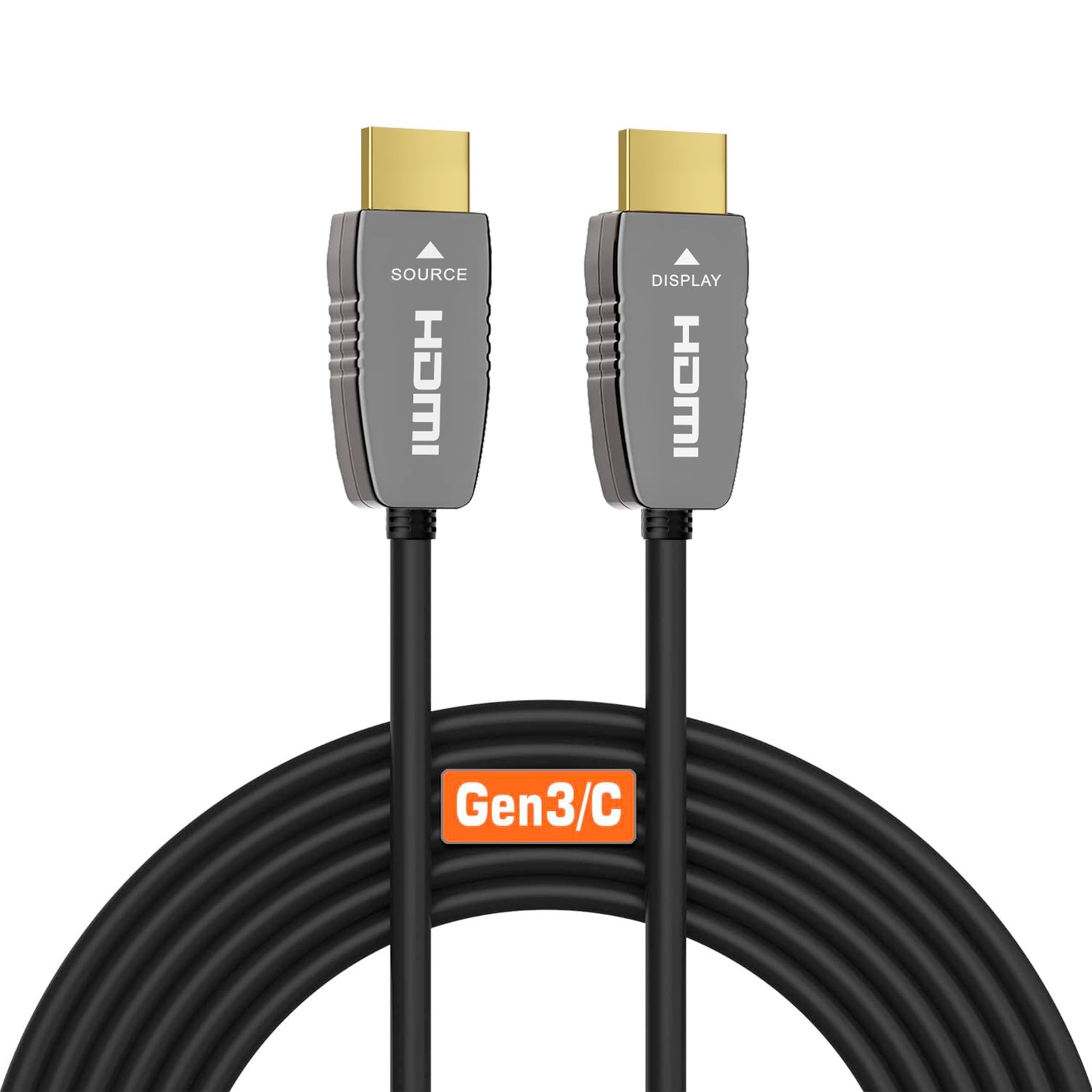 RUIPRO 8K HDMI 2.1 Fiber Optic Cable, CL2 Rated, 48Gbps, 8K60, 4K120, 6FT