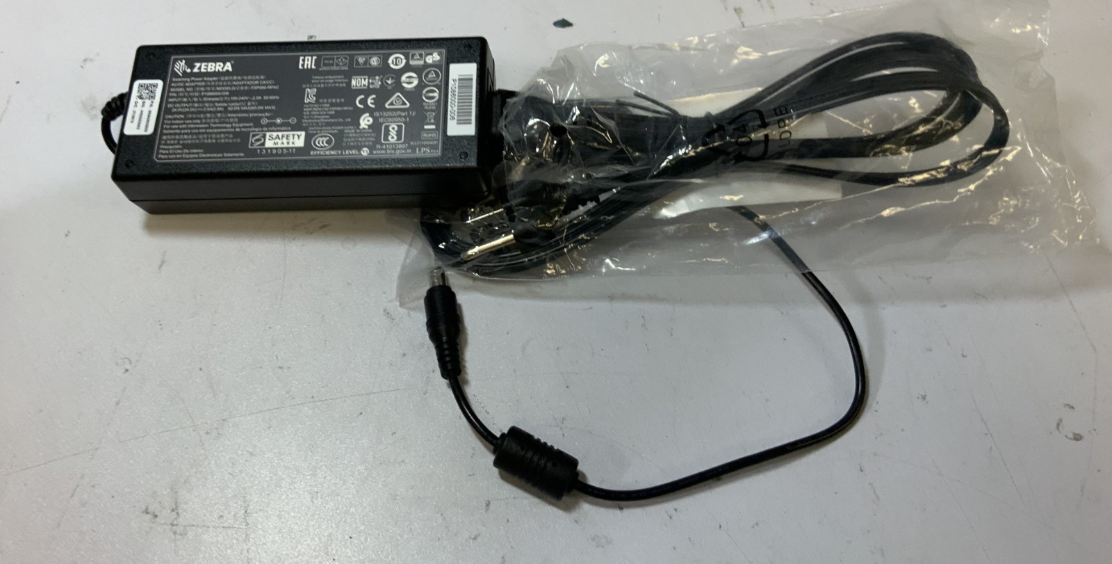 Zebra FSP060-RPAC 60W 240V 2.5A AC/DC Power Adapter/Charger (P1086000-006) "J2B"