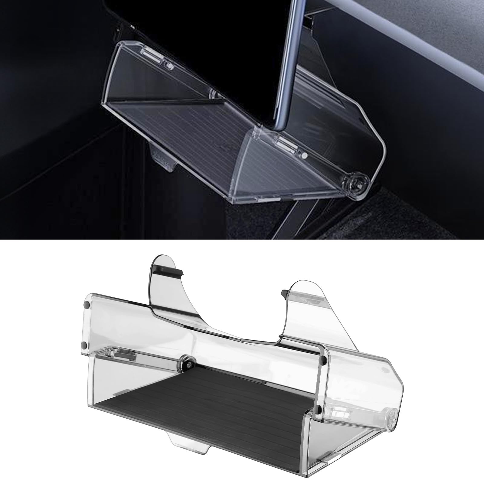 Under Screen Storage for Tesla Model Y Juniper 2025 2026, Magnetic Under Scre...