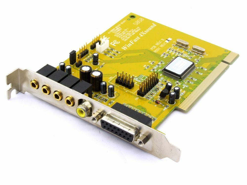 Leadtek WinFast 4Xsound 5050 Audio Board Spdif Digital Multimedia PCI Sound Card