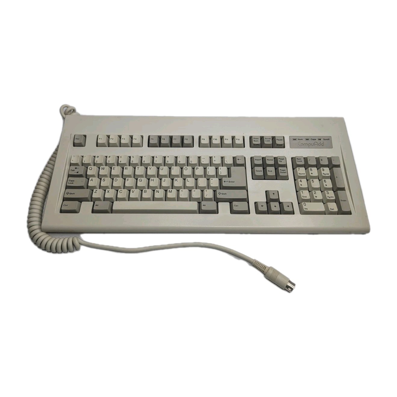 CompuAdd RT-101 Vintage 5 Pin DIN Computer Keyboard AQ6-COMPA NMB Technologies