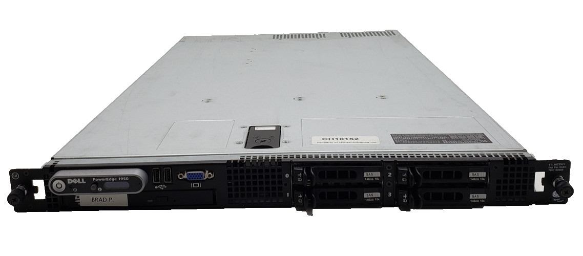 Dell PowerEdge 1950 2x Intel Xeon E5470 16GB DDR2 1U Rack Server No HDD.