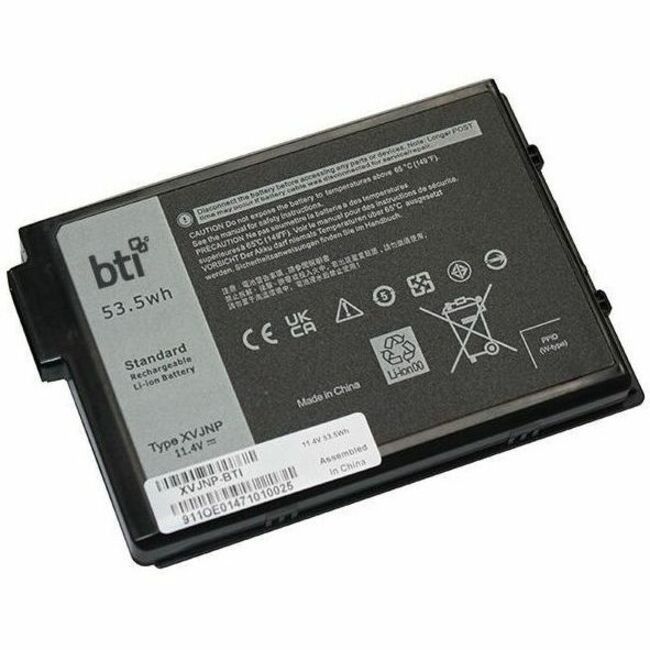 BTI 3-Cell Li-Ion 11.4V Replacement Battery for Select Dell Latitude XVJNP-BTI