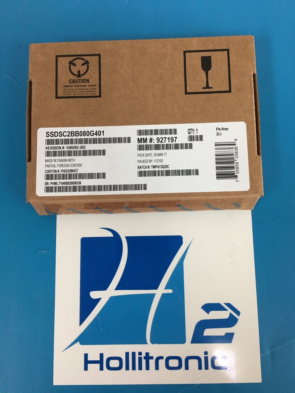 Intel DC S3500 Series  SSDSC2BB080G401 2.5" 80GB SATA SSD MLC