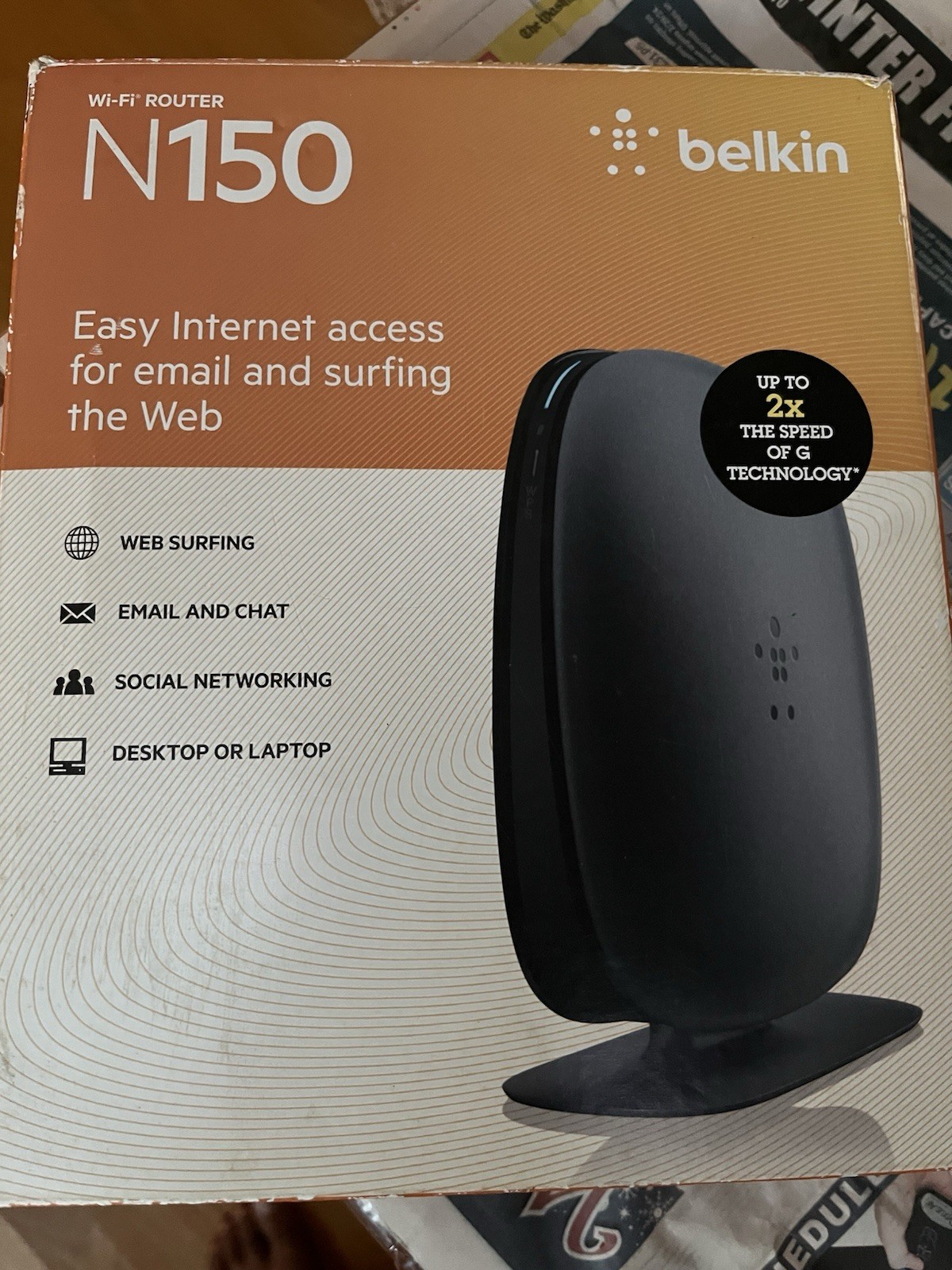 belkin n150 wireless router 2.4ghz Only