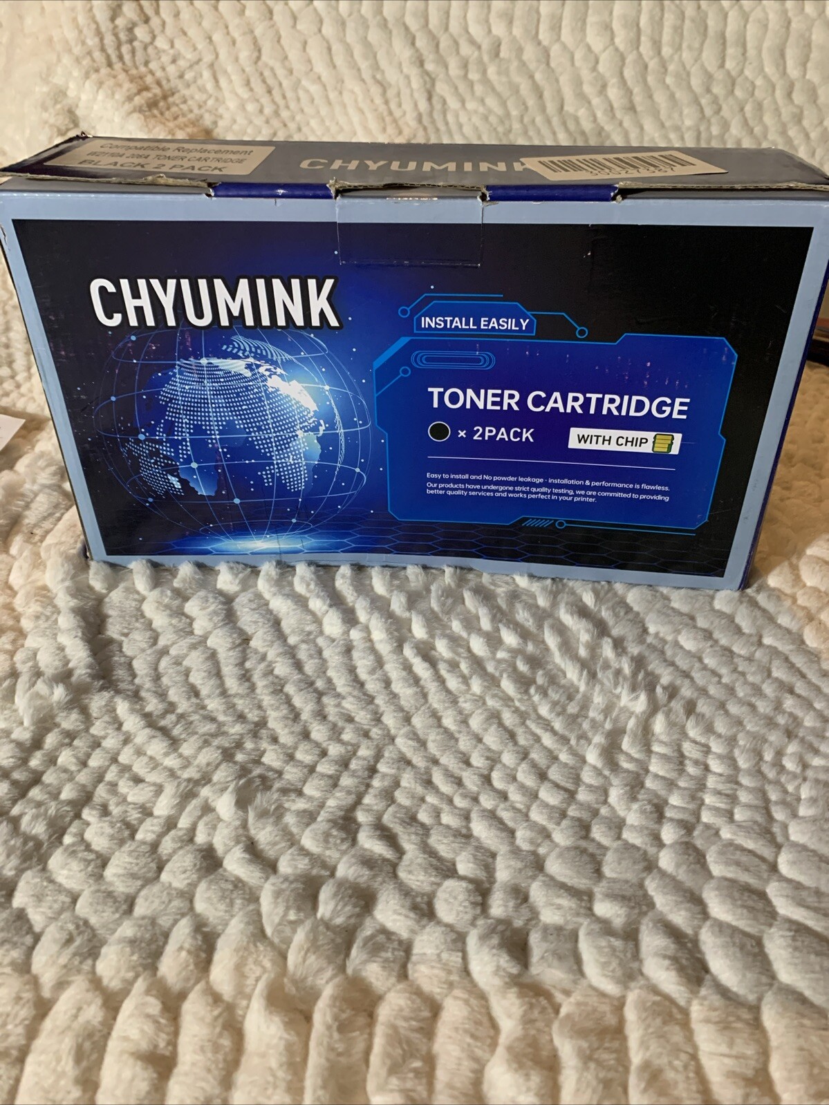 Chyumink Toner Cartridge  Chip W2110A 206A Compatible Replacement 2 Pack Black