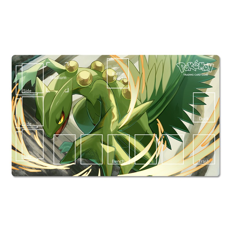 Pokemon Duel Playmat Sceptile TCG CCG Playing Pad Trading Card Game Mat Mousepad