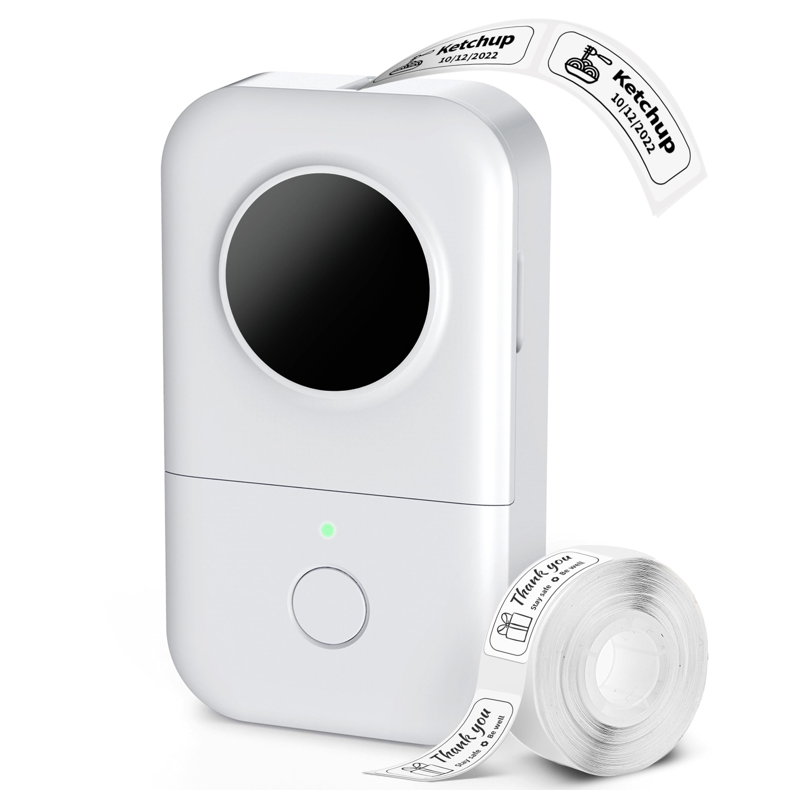 Phomemo D30 Label Printer Bluetooth Wireless Mini Pocket Smartphone Label Mak...