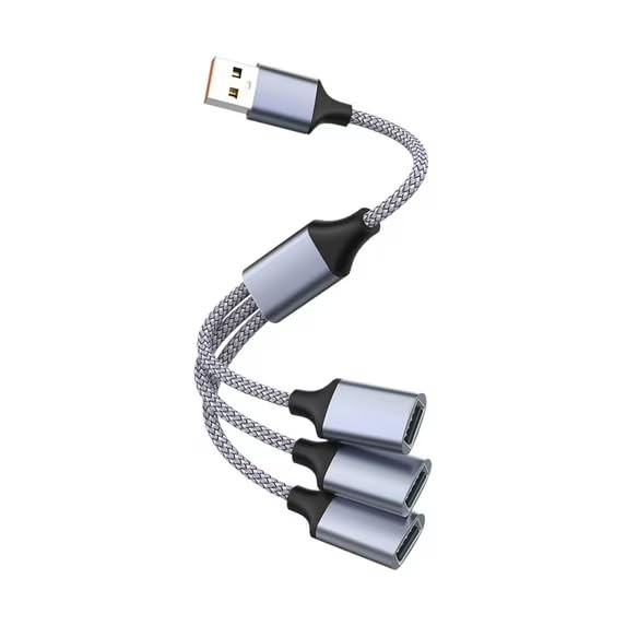 1 to 3 USB 3.0 Cable Adapter Y Splitter Cable USB Power Fast Charging USB2.0 ...