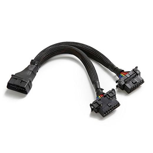 -B6 OBD2 Splitter 16 Pin OBD II Splitter Extension 1x Male and 2X Female 1Pack
