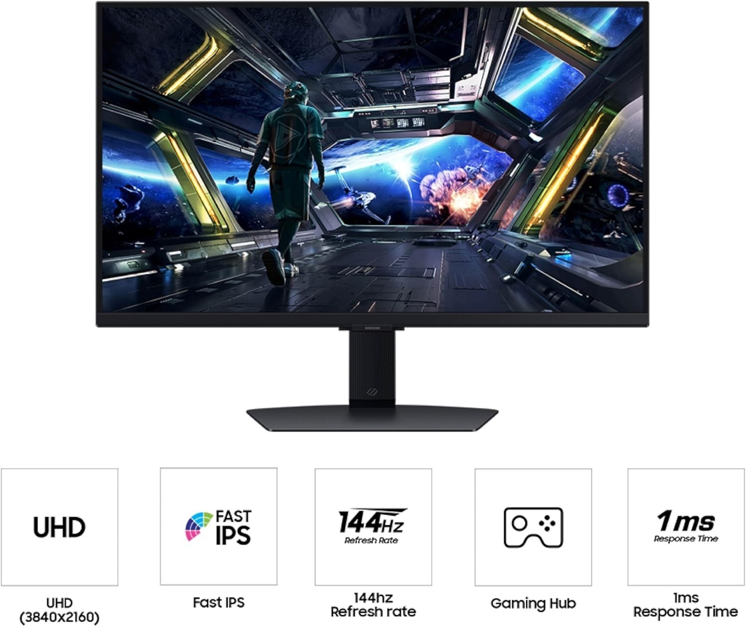 Samsung 27" 144hz Odyssey G7 G70D Gaming 4K UHD Monitor