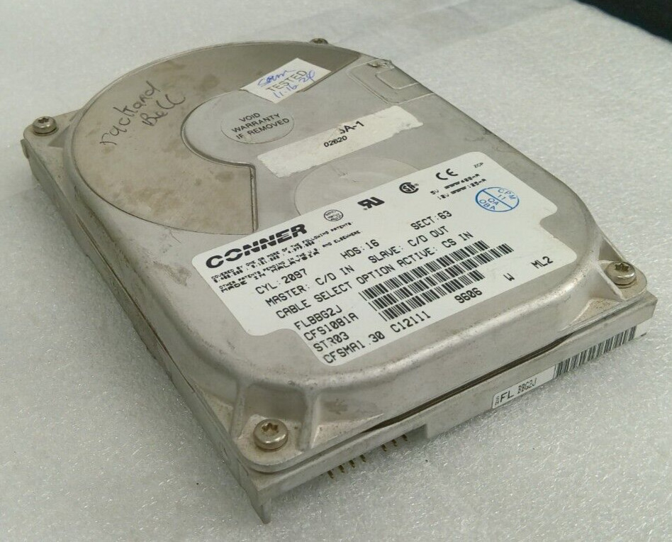 Conner CFS1081A HDD Hard Drive 1GB