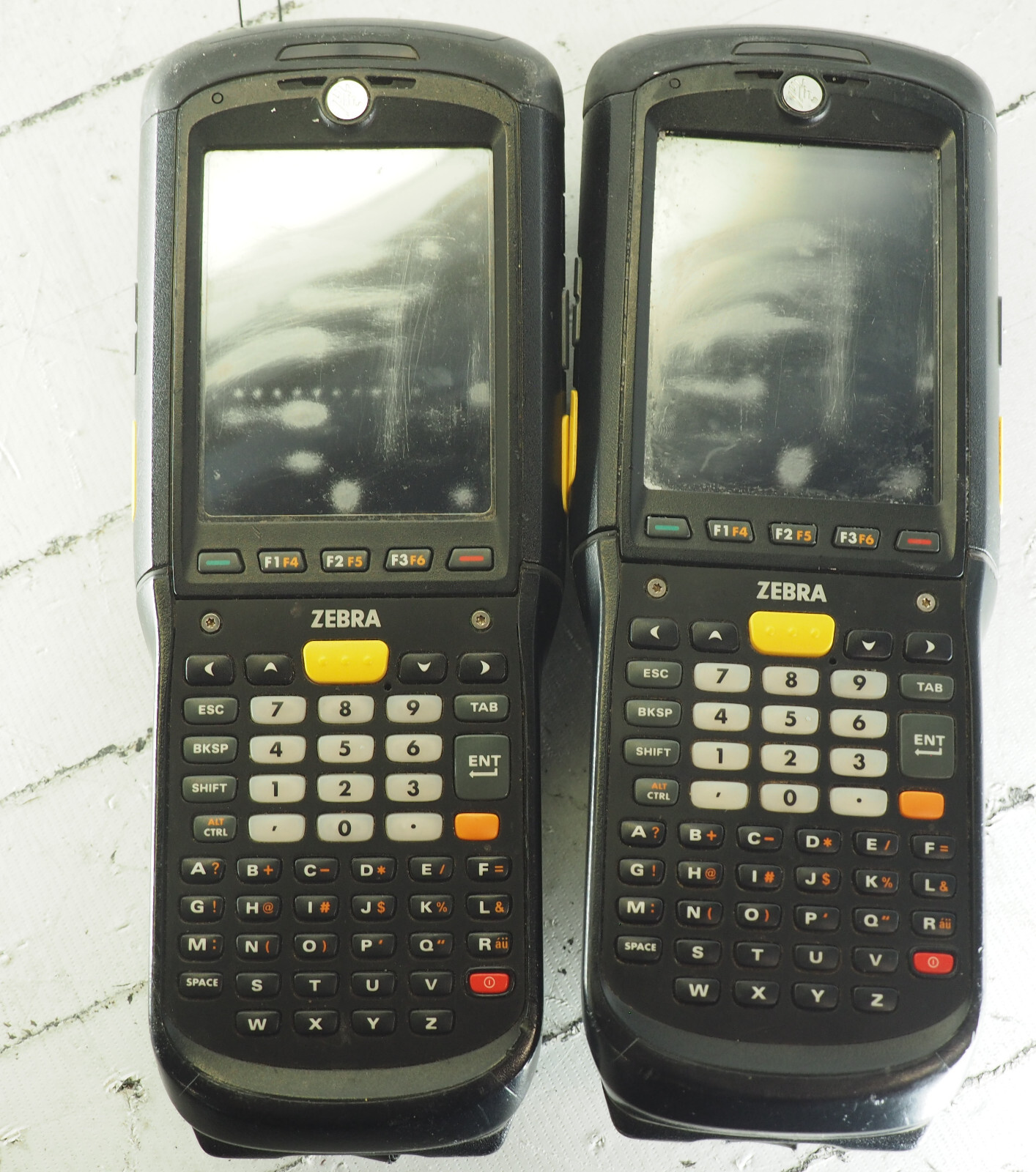 Lot of 2 Motorola / Zebra MC9598-KDBEAB00100 Handheld Barcode Scanner