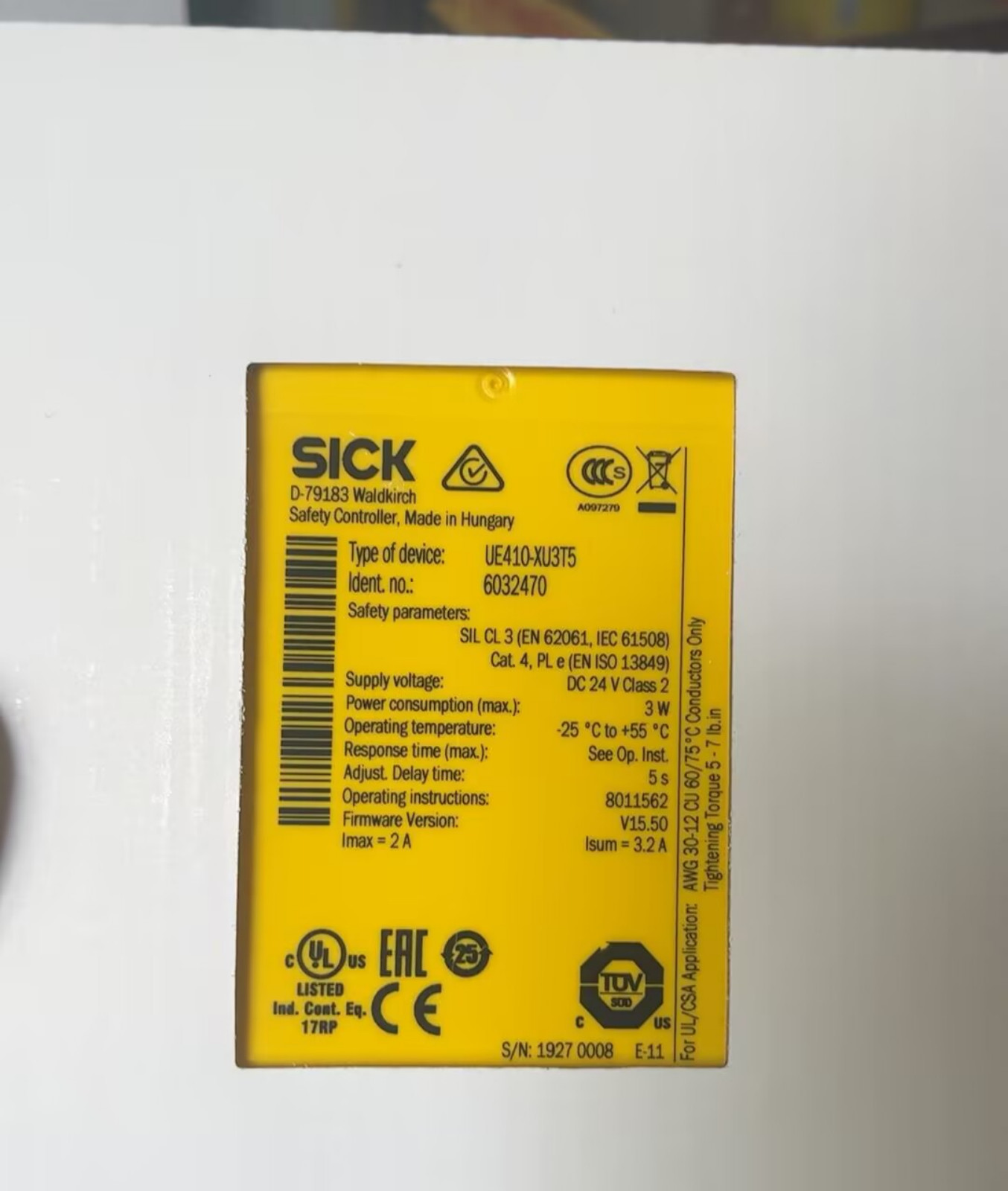 1PC SICK New UE410-XU3T5 Safety Controller Module fedex or DHL