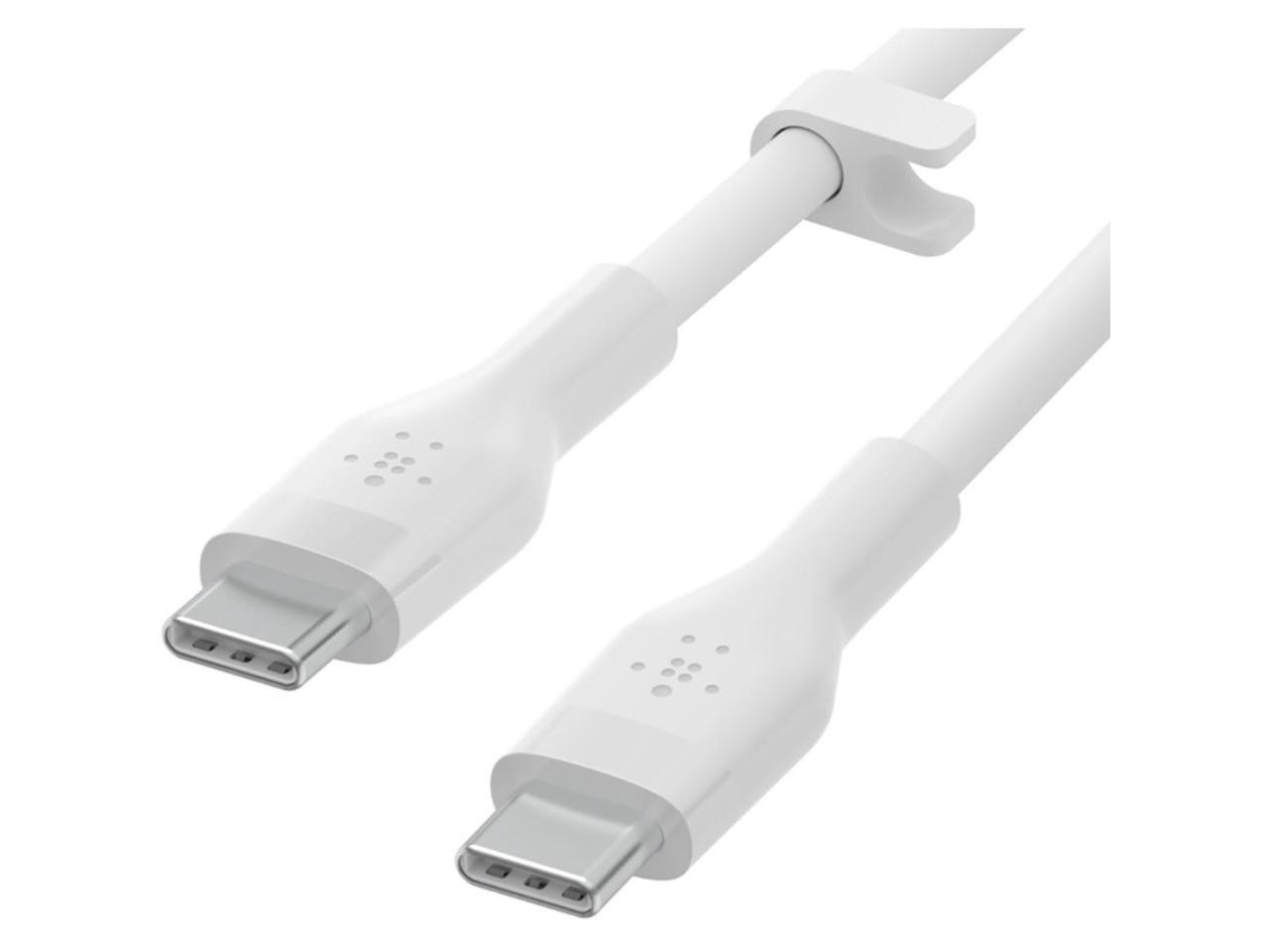 Belkin BoostCharge Flex 9.8' 60W USB-C to USB-C Cable, White