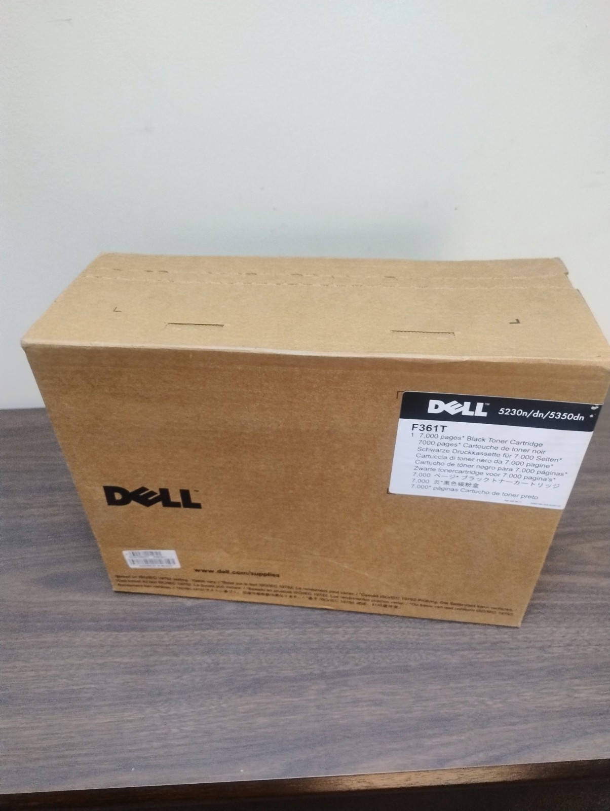 Original Dell 5230n/dn/5350dn F361T 7,000 Page Std Yield Black Toner 330-6990