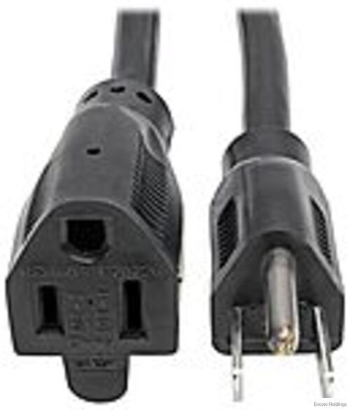 Eaton Tripp Lite Series Power Extension Cord, NEMA 5-15P to NEMA 5-15R P024-003