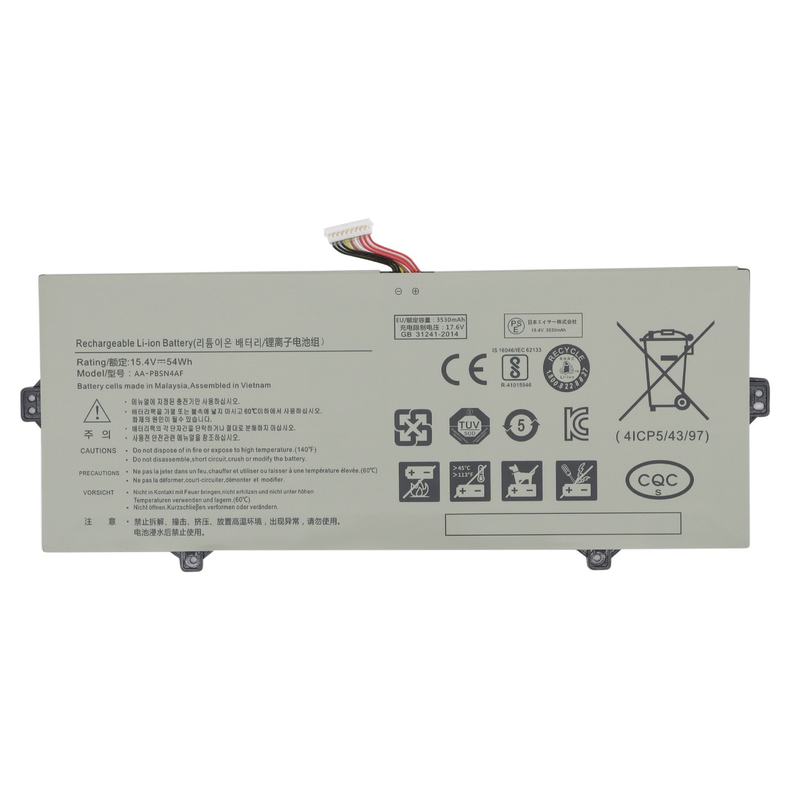 New AA-PBSN4AF Battery 15.4V 54Wh for Samsung Galaxy Book Flex Alpha NP730QCJ