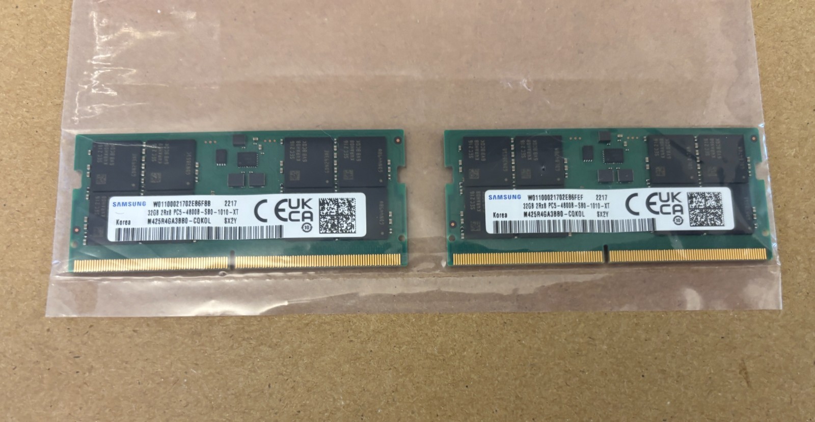 Samsung 64Gb (2x 32Gb) PC5-4800B DDR5 Laptop Memory