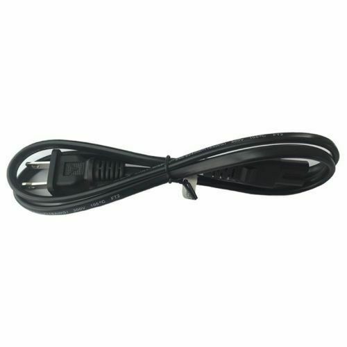 5ft 18AWG NISPT2 2-Slot Non-Polarized Power Cord NEMA 1-15P to C7 Black