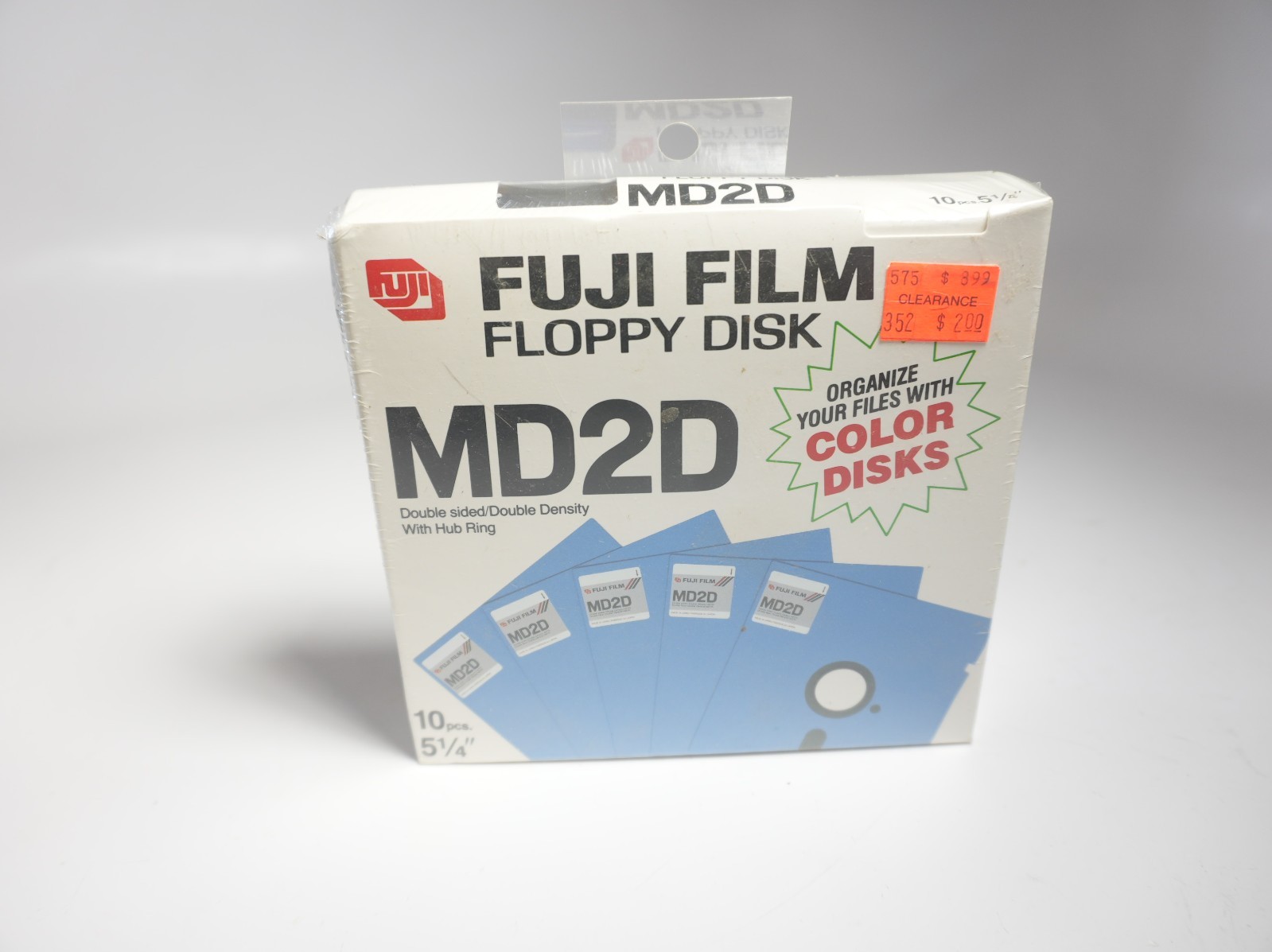 NEW FUJI Film - 10 x Disquettes Bleues - Blue Floppy Disks / 5.25''
