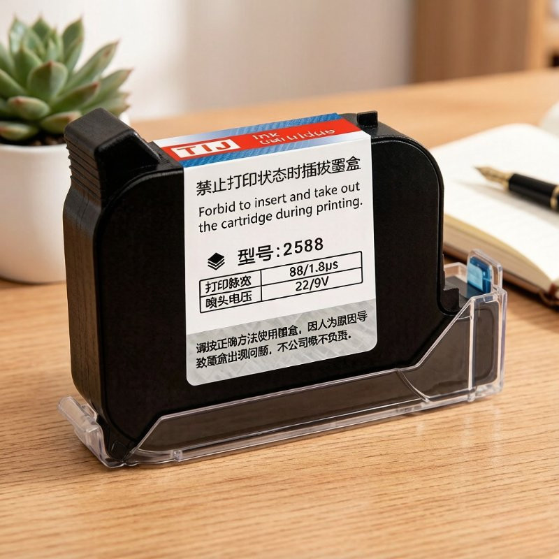3-Pack 12.7mm Handheld Coder Ink Cartridges Fast Dry for Carton Printing