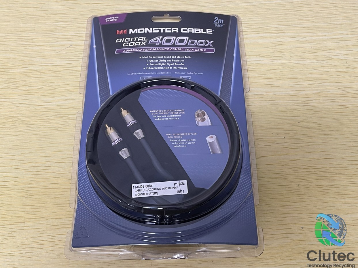 New MONSTER CABLE DIGITAL COAX 400DCX 2m 6.56ft Advanced Performance Cable
