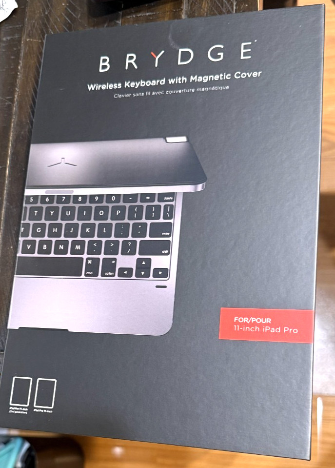 Brydge Pro Wireless Keyboard for iPad Air 10.9" 4th Gen / 11" iPad Pro 1st & 2nd