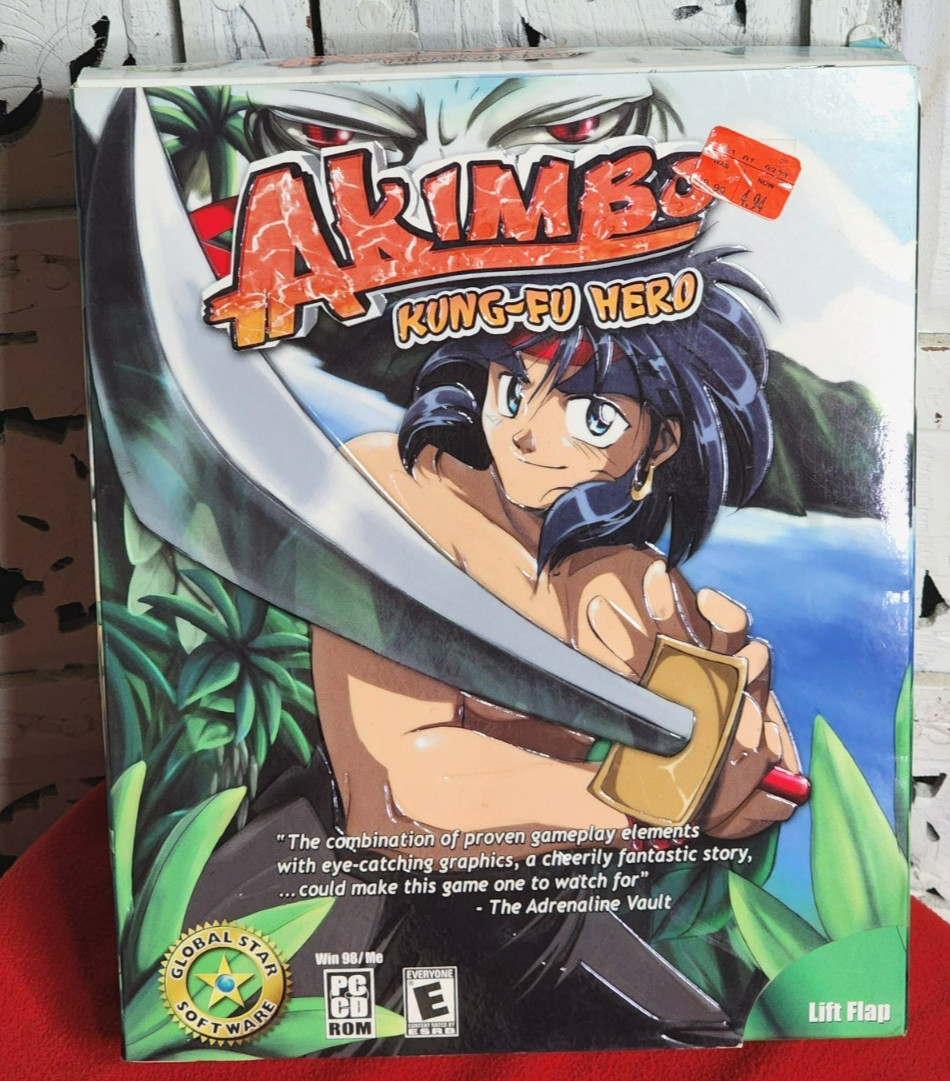 Global Star Software Akimbo Kung-Fu Hero PC CD-Rom Windows 98/Me Game
