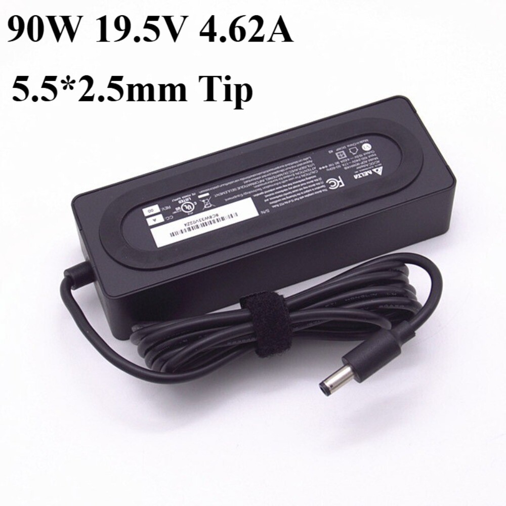 Genuine Delta 90W 19.5V 4.62A Power Supply AC Adapter 5.5mm Charger ADP-90WHKB