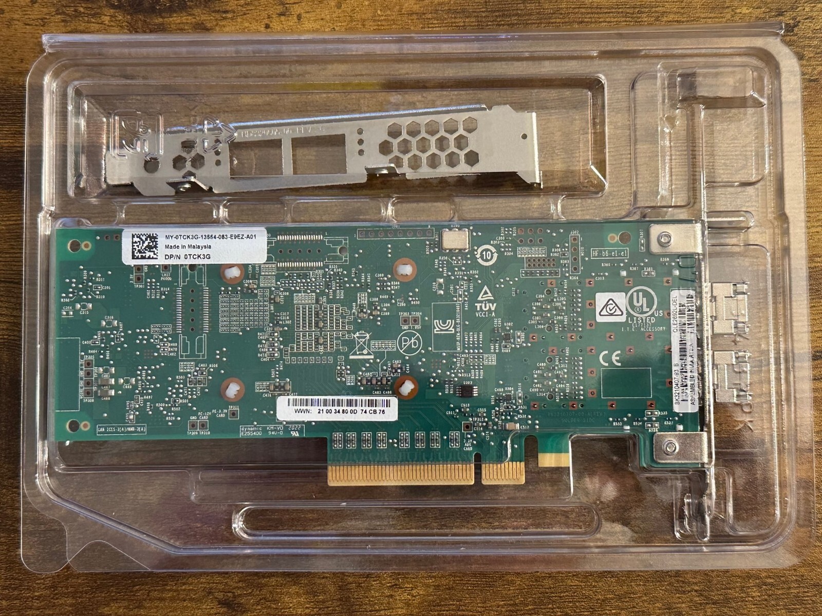 QLE2692-Dell QLOGIC 2-Port Fibre Channel 16Gb PCIe HBA 0YCVFG 0WVT0T 0CK9H1