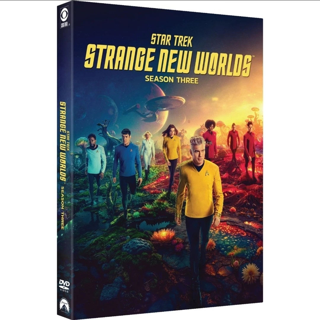 Paramount Star Trek Strange New Worlds Season 3 DVD Boxed Set, 10 Episodes,