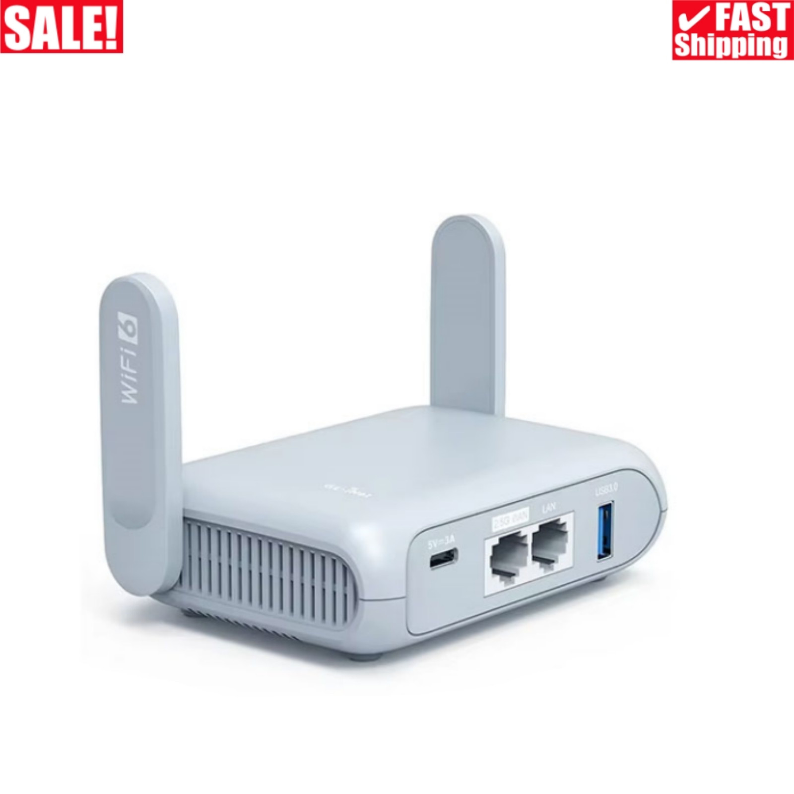 GL.iNet GL-MT3000 Beryl AX Compact Wifi 6 Router Home Travel Router w/ 2.5G Port