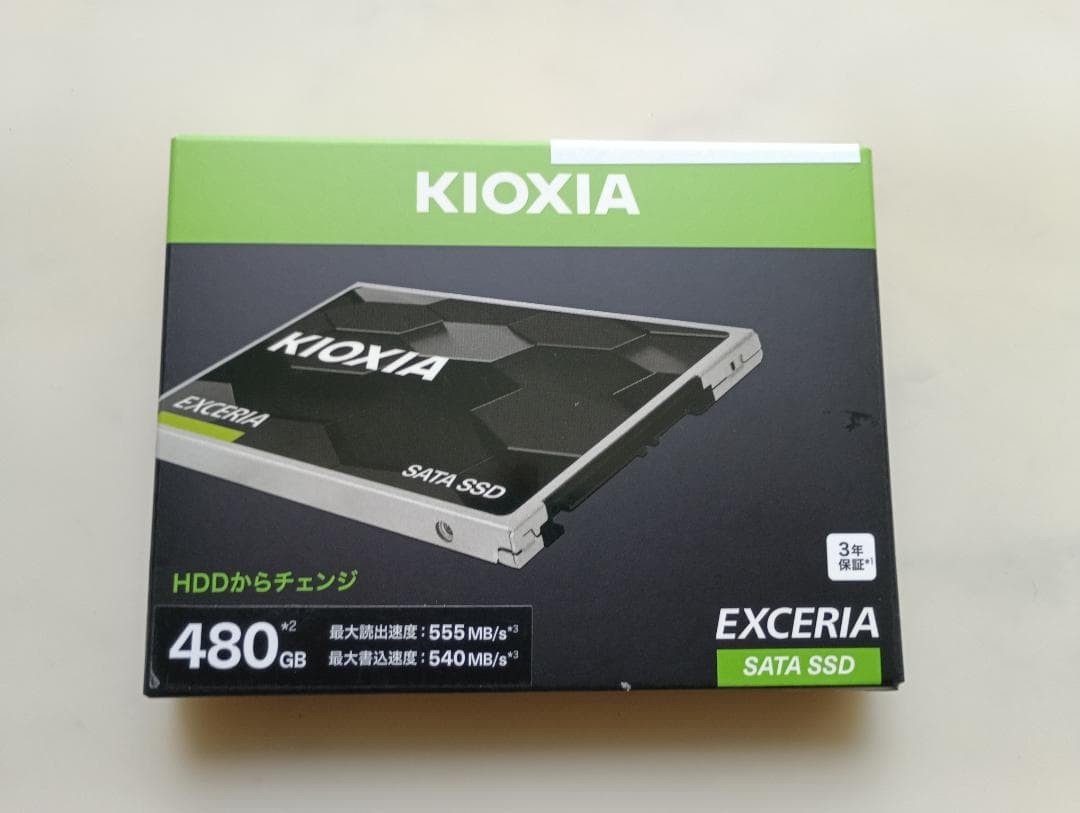 KIOXIA EXCERIA 480GB SATA 2.5 Inch SSD 555MB/s Read 540MB/s Write Unopened