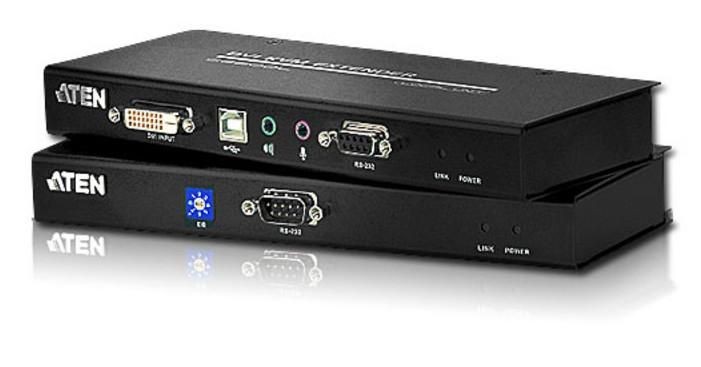 Aten CE600-AT-G 34793 DVI KVM Extender Single Link USB with Audio and RS-232 ~E~