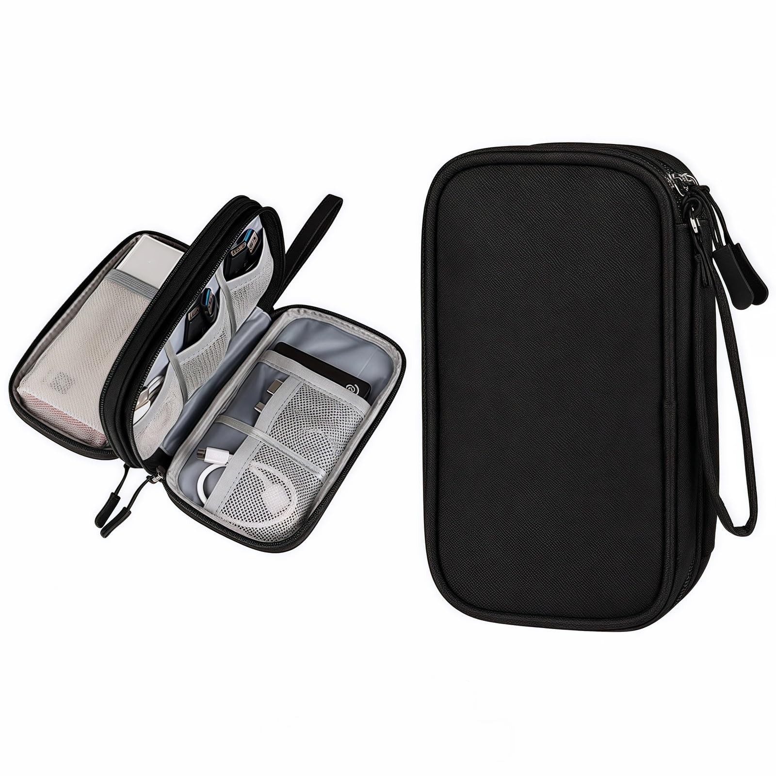 Portable Waterproof Double Layers All-in-one Storage Bag, Travel Cord
