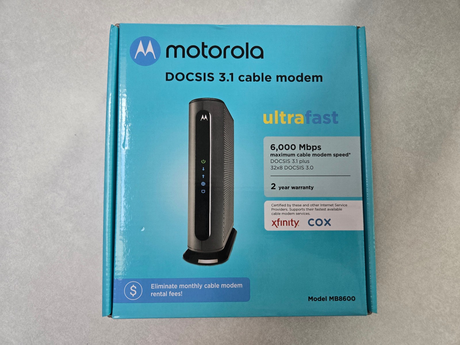 Motorola MB8600 DOCSIS 3.1 Cable Modem