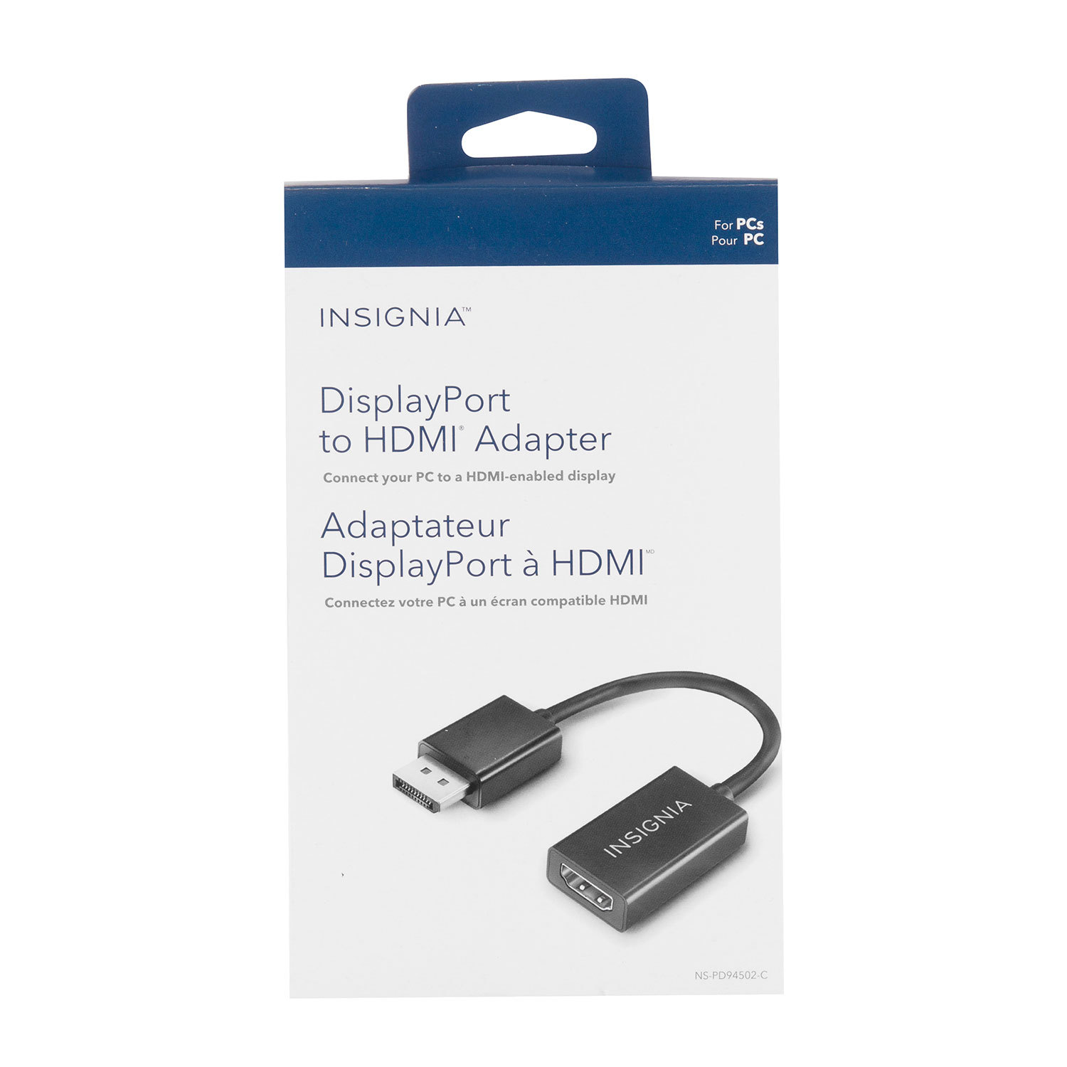 Insignia HDMI to DisplayPort Adapter (NS-PD94502-C) - 