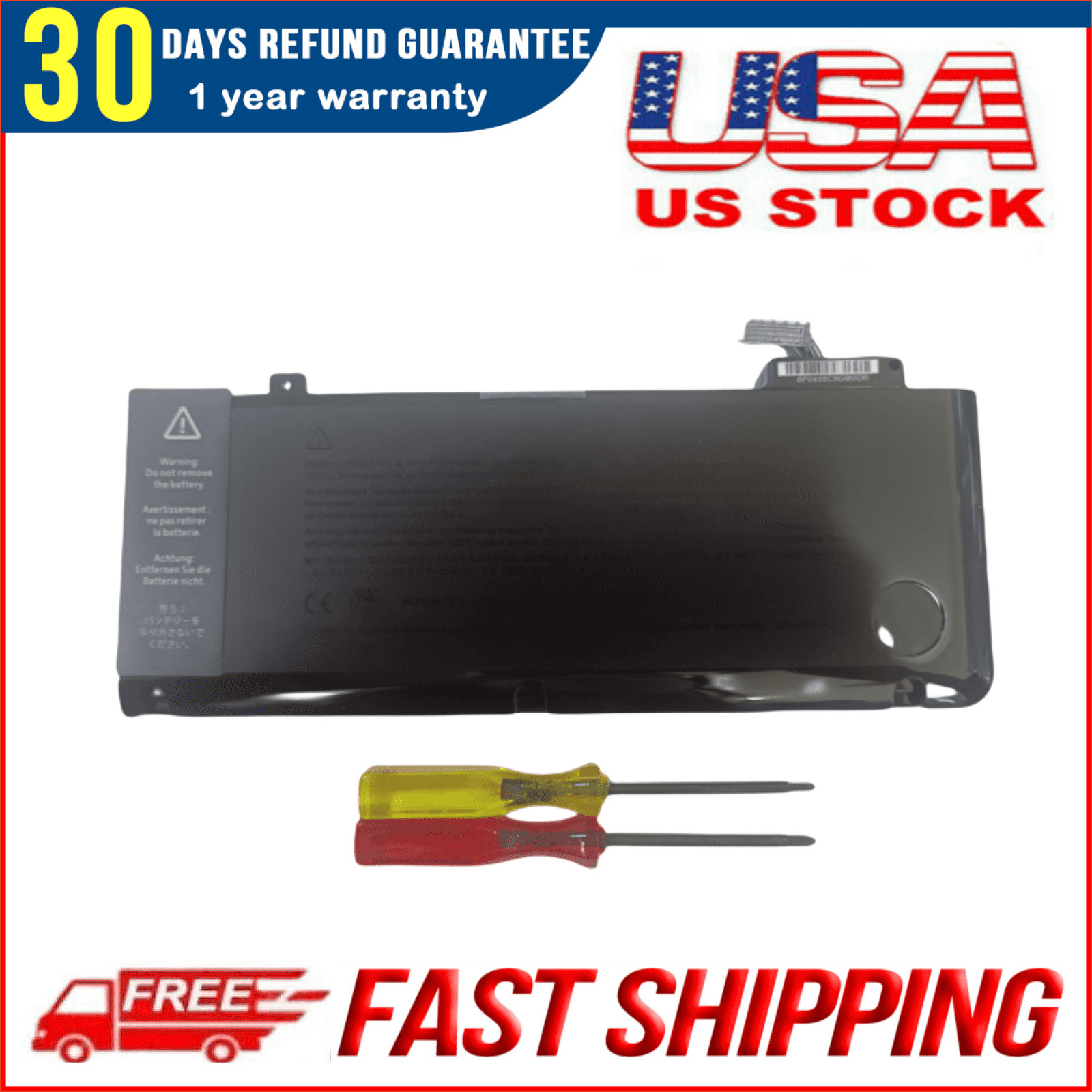 New Genuine A1322 Battery For Apple MacBook Pro 13"A1278 Mid 2009 2010 2011 2012