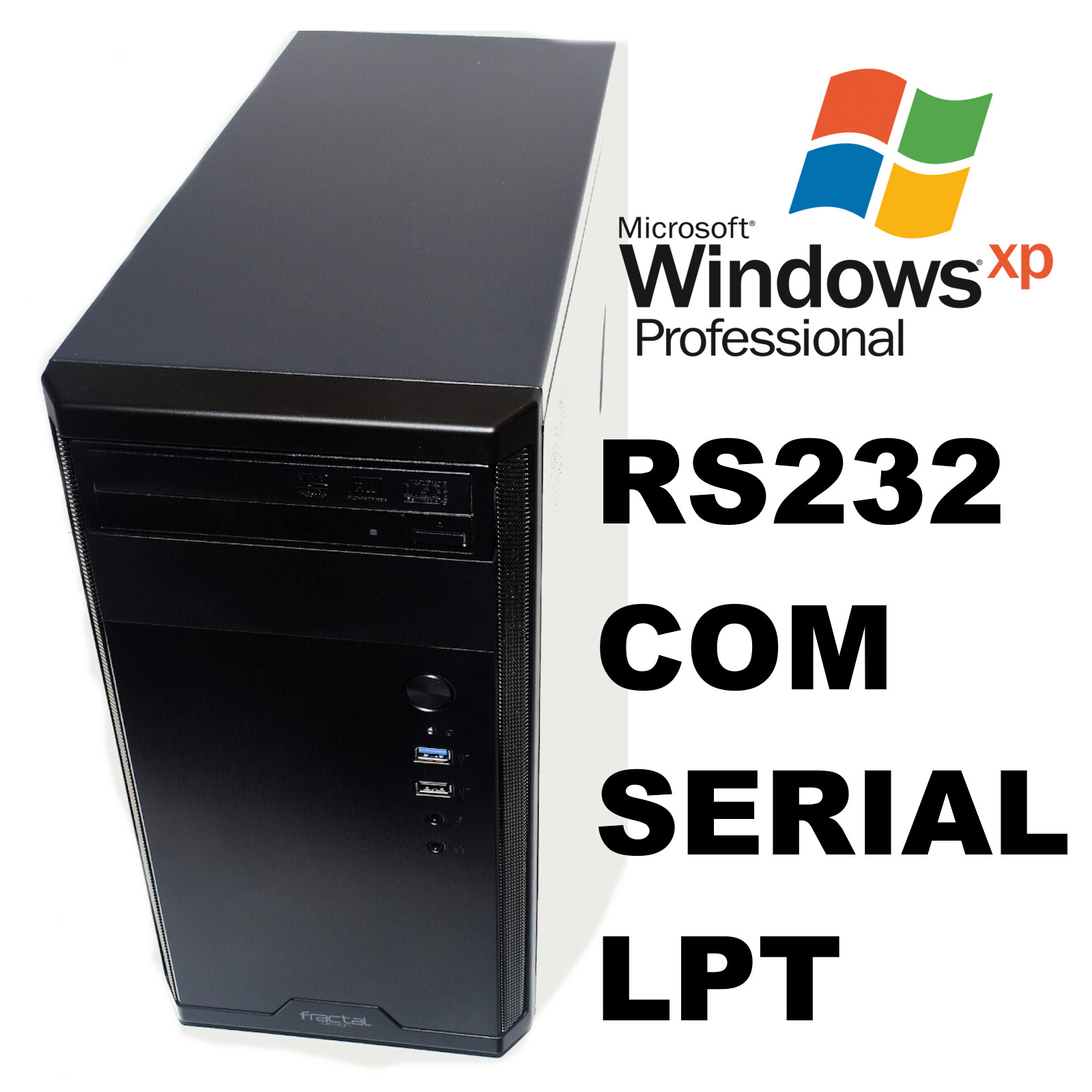 Custom Industrial Windows XP PC Serial 2x RS232 1x LPT CNC DIGITAL SIGNAGE