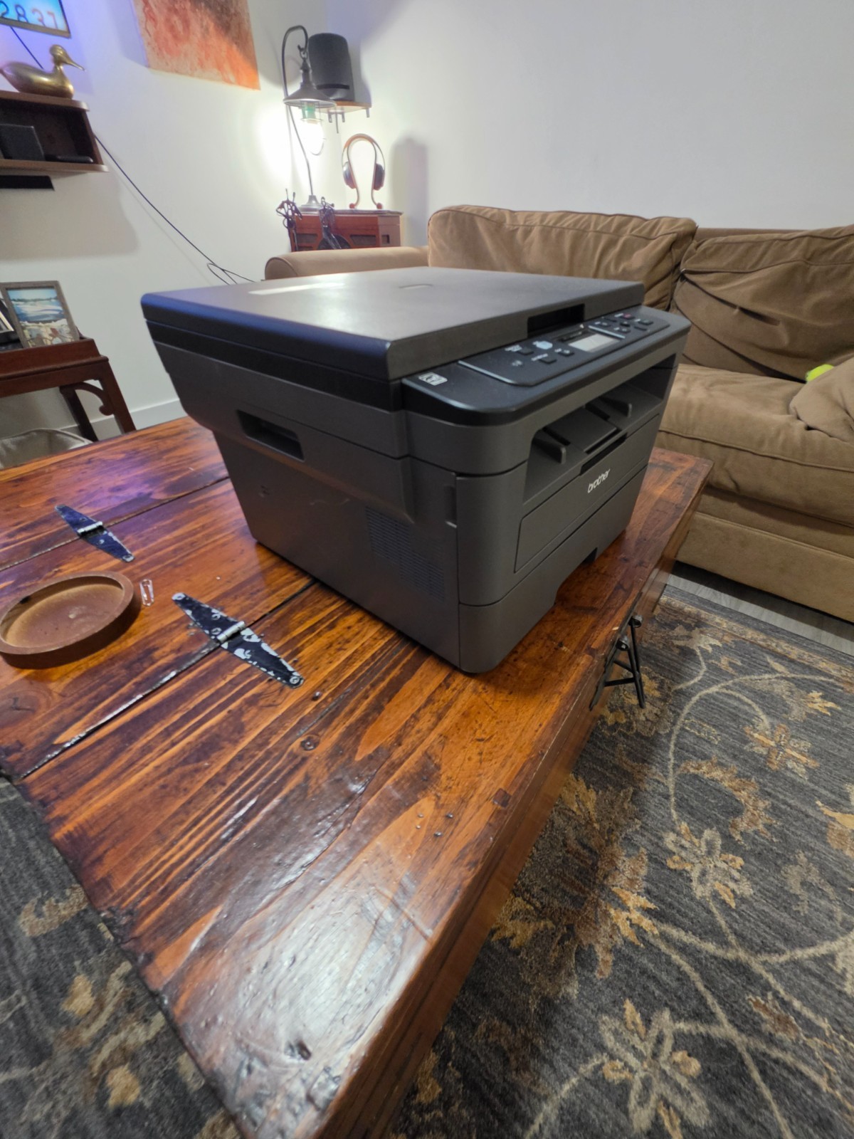 Brother HL-L2390DW Compact Monochrome Laser Printer BARELY USED