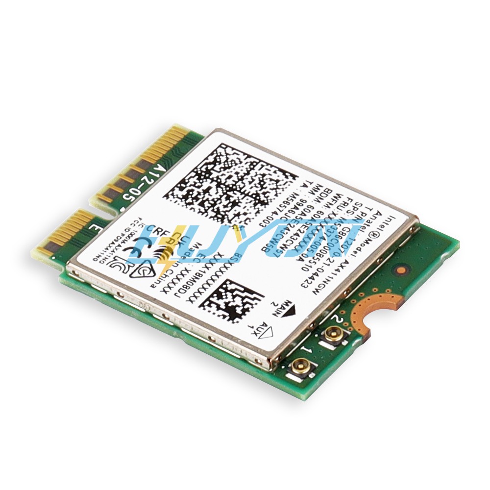 WiFi6E AX411NGW Network Card CNvio2 802.11ax 2.4/5/6GHz BT5.3 for Win10 11 12CPU